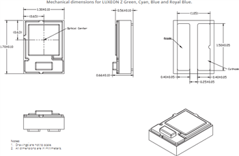 Mechanical Drawing - Lumileds LUXEON Z LEDs