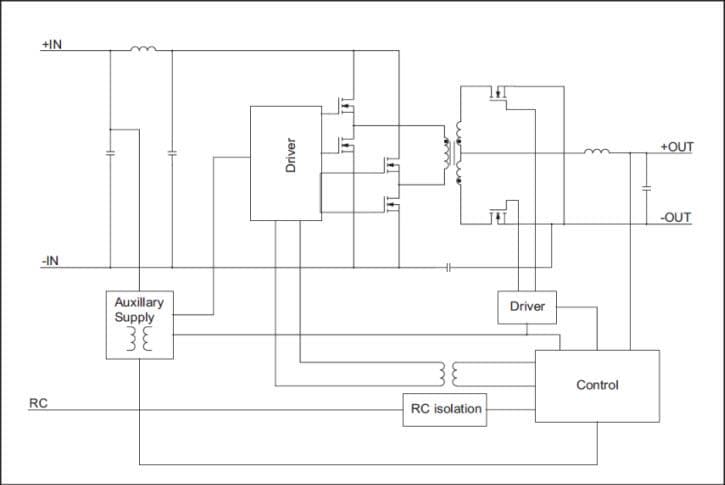 Application Circuit Diagram - CUI Inc Novum® NQB-D DC-DC Converters