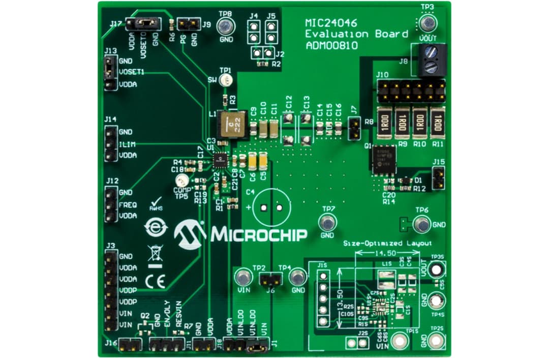 Microchip Technology MIC24046 Buck Regulator Evaluation Kit (ADM00810)