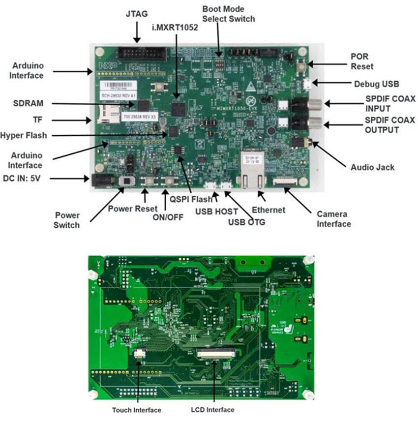 NXP Semiconductors i.MX RT1050 EVK Evaluation Kit (MIMXRT1050-EVKB)
