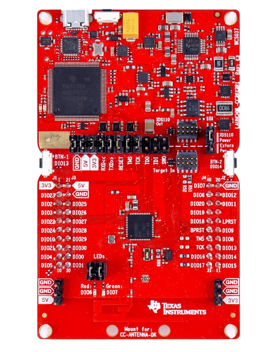 Location Circuit - Texas Instruments LAUNCHXL-CC26X2R1 LaunchPad™ Development Kit