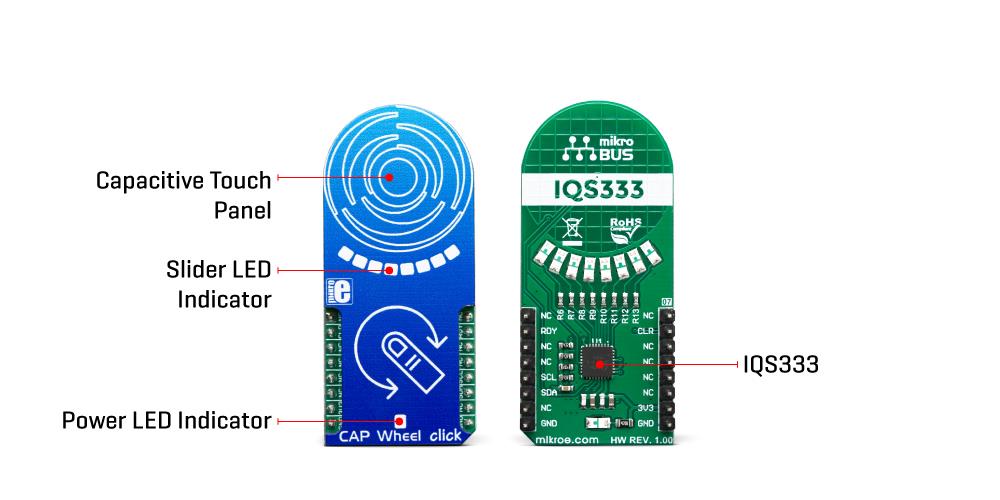 Mikroe MIKROE-3203 CAP Wheel Click