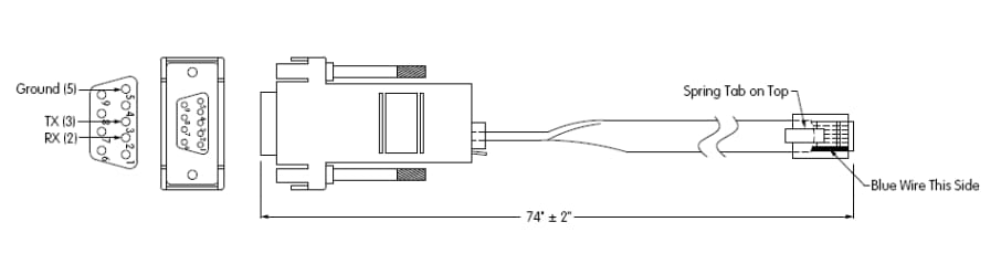 Schematic - NKK Switches ISDCB8 Ribbon & IS-SERIAL Cables