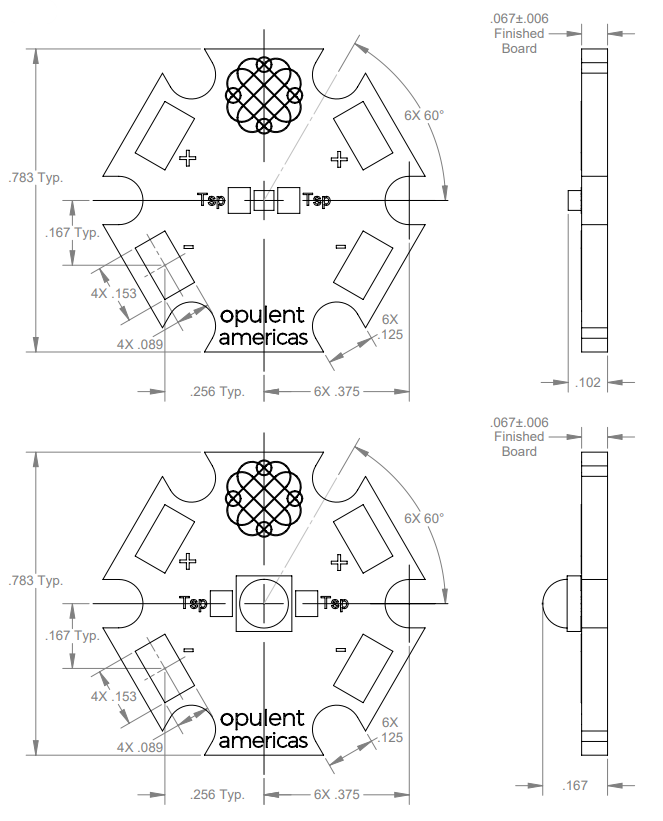 New Energy Luminus UV-C High Power LED Starboard
