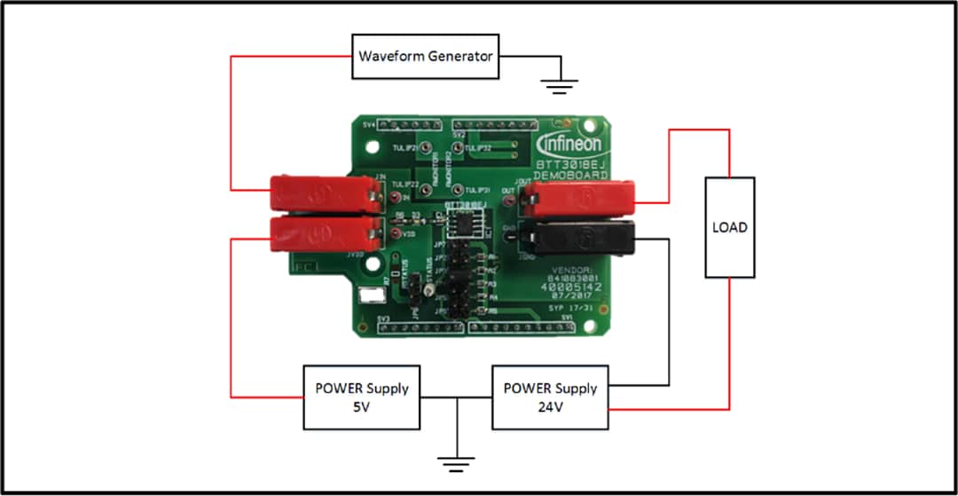Infineon Technologies BTT3018EJ Demonstration Board