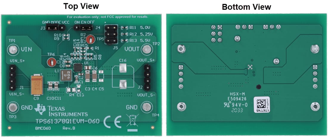 Mechanical Drawing - Texas Instruments TPS61378Q1EVM-060 Converter Evaluation Module