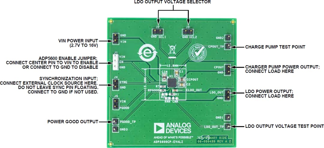 Analog Devices Inc. ADP5600CP-EVALZ Evaluation Board