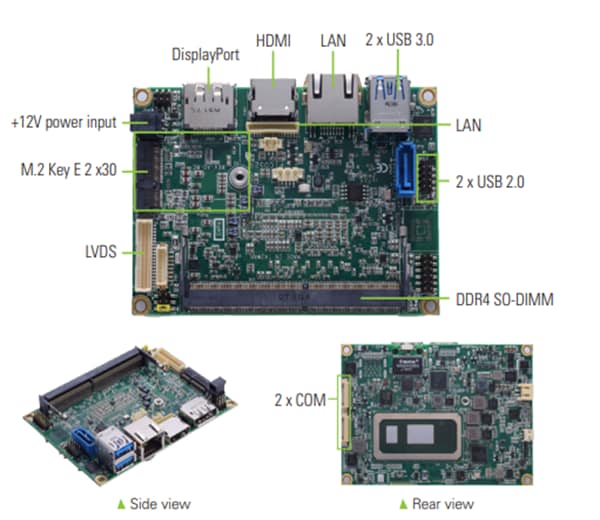 Axiomtek PICO52R Pico ITX Motherboards