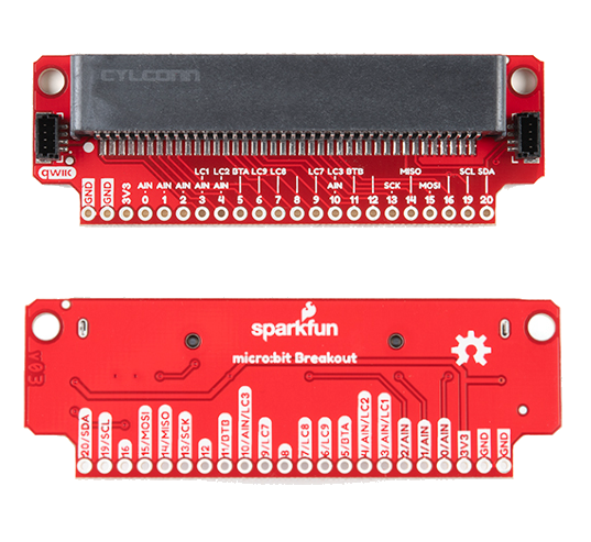 SparkFun Qwiic micro:bit Breakout Boards