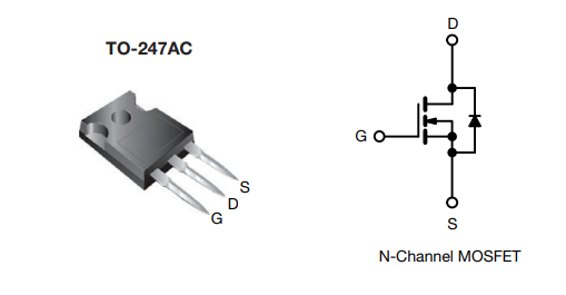 Application Circuit Diagram - Vishay / Siliconix SiHG080N60E E Series Power MOSFETs