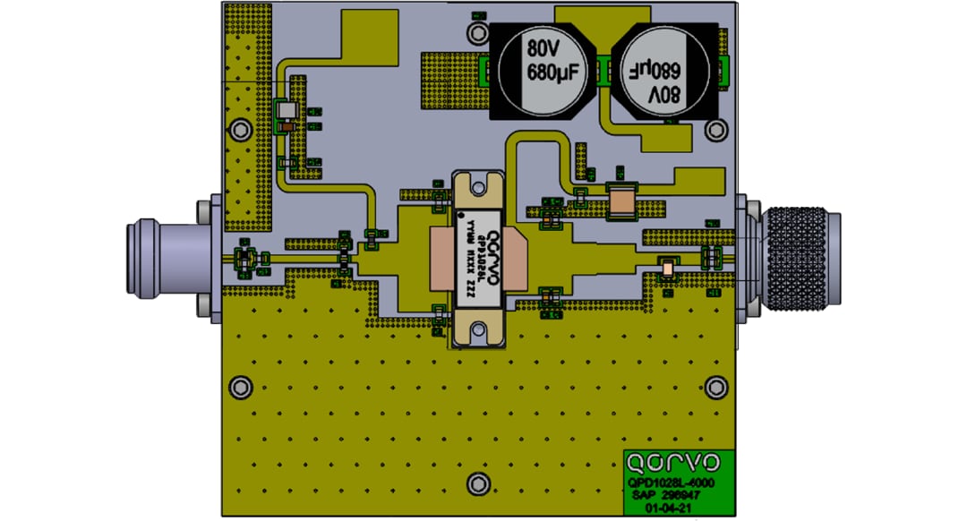 Qorvo QPD1028 & QPD1028L Evaluation Boards
