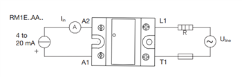 Application Circuit Diagram - Carlo Gavazzi RM1E Solid State Relays
