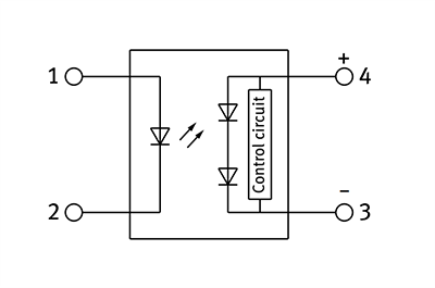 Schematic - Panasonic Industrial Devices APV High Power Type Photovoltaic MOSFET Drivers