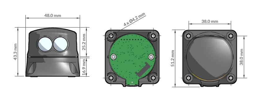 LightWare LiDAR SF45/B Scanning MicroLiDAR Sensor