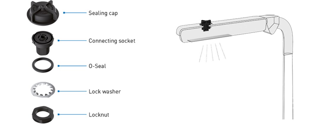 BJB 47.121 Smart Lighting Receptacle