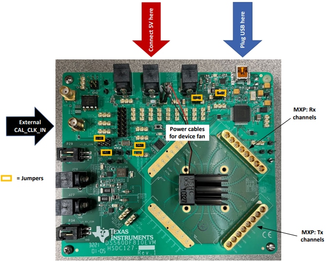 Texas Instruments DS560DF810EVM Evaluation Module