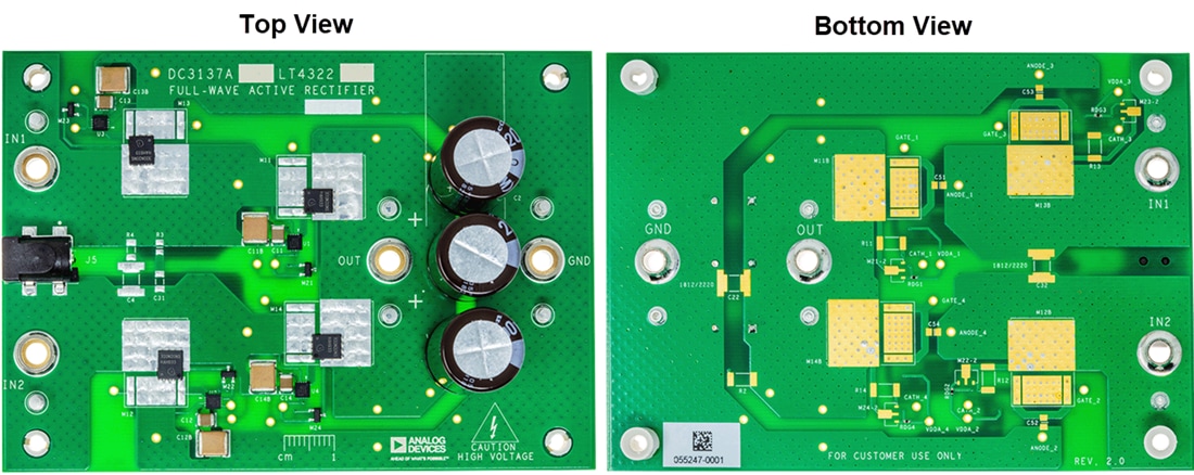 Mechanical Drawing - Analog Devices Inc. DC3117A/DC3137A LT4322 Demonstration Circuits