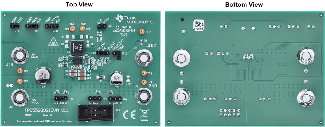 Block Diagram - Texas Instruments TPS55289Q1EVM-011 Converter Evaluation Module