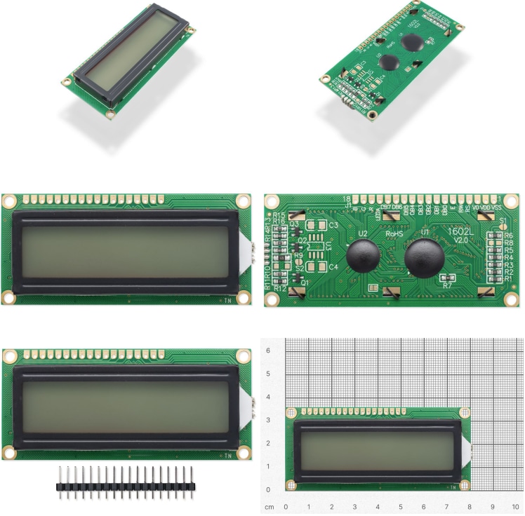 Soldered 100812 16x2 LCD Display