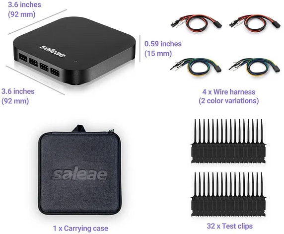 Infographic - Saleae Logic Pro 16 USB Logic Analyzers