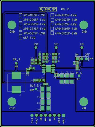 Diodes Incorporated AP64102 Evaluation Board