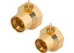 Reverse-Mount Thru-Hole RF PCB Connectors