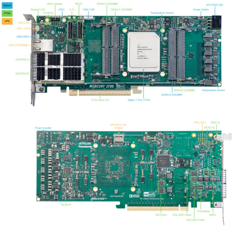 Mechanical Drawing - Terasic Technologies Mercury A2700 Accelerator Card