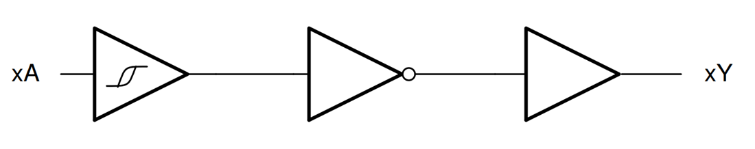 Block Diagram - Texas Instruments CD74HC14 Hex Inverters
