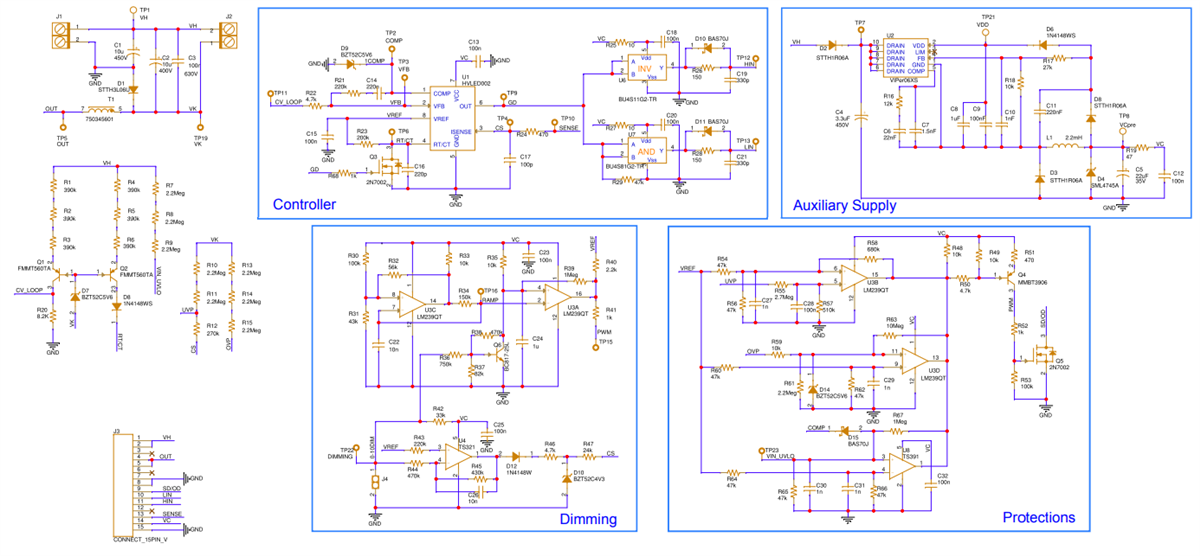 Schematic - STMicroelectronics EVLMG4L-IBCKFL Evaluation Board