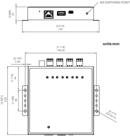 Mechanical Drawing - Trumeter APM Gateway with APM Link