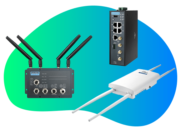 The WISE-6610 Industrial LoRaWAN Gateway