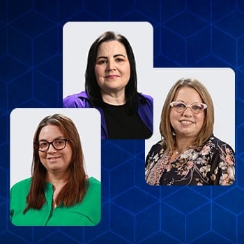 Pictured from left to right are Jennifer Krajcirovic, Heidi Elliott, and Aimee Smith